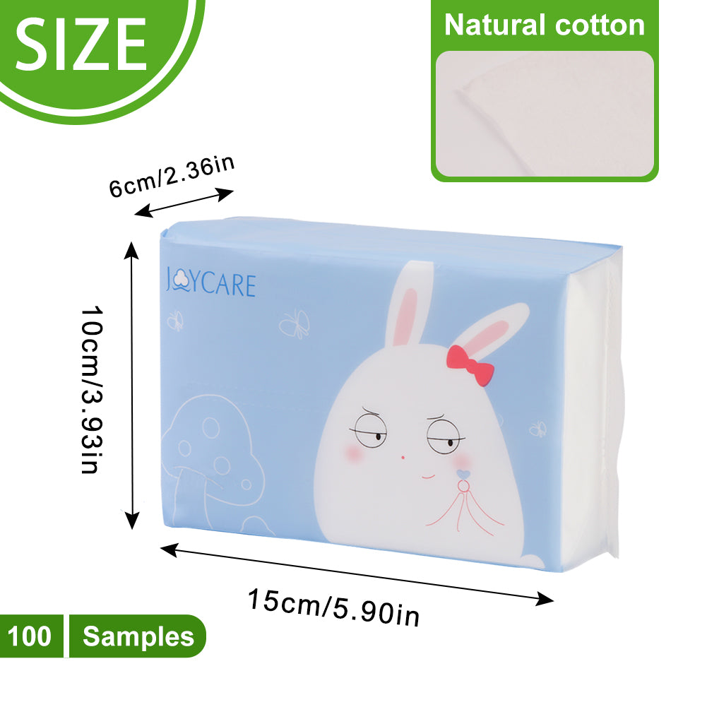 Mayboos Disposable Face Towel, Rabbit Face Towel,for Sensitive Skin