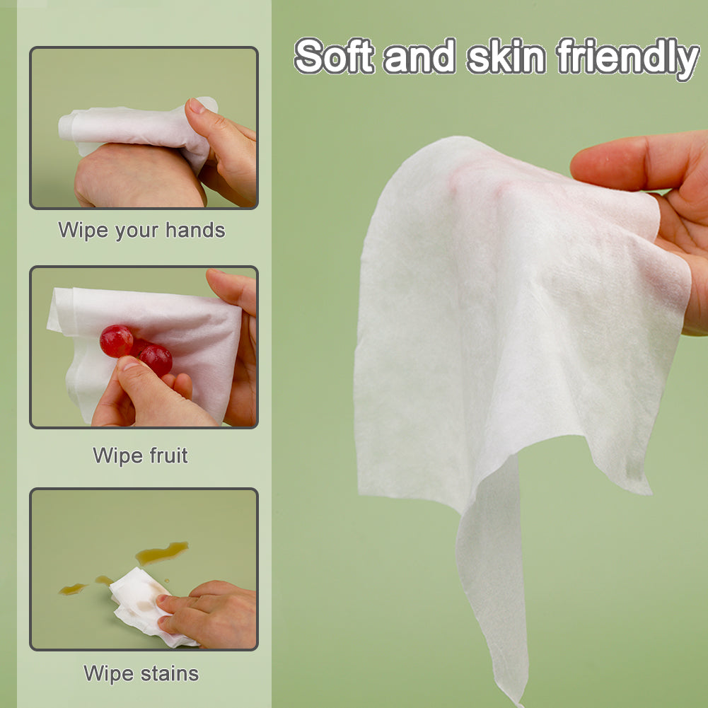 Mayboos Disposable Face Towel, Rabbit Face Towel,for Sensitive Skin