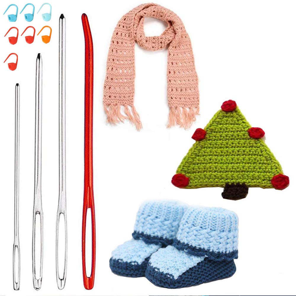 Warm Crochet Hooks Beginners Crochet Kit, 9PCS Crochet Hook Set Aluminum Crochet  Needles for Crocheting Yarn -  Norway