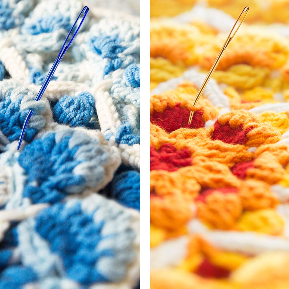Knitting Needles, Yarn Needles, Large Eye Blunt Needles For Yarn