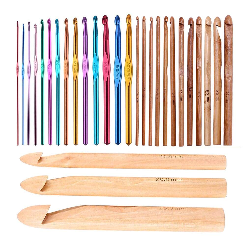 29 Pcs Crochet Hooks Kit