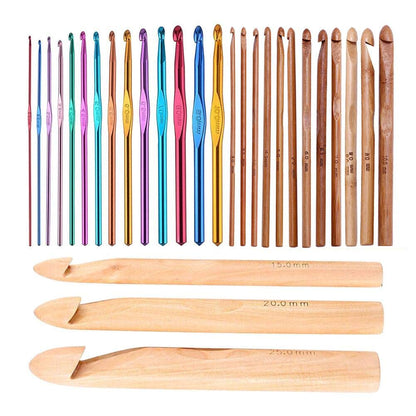 29 Pcs Crochet Hooks Kit