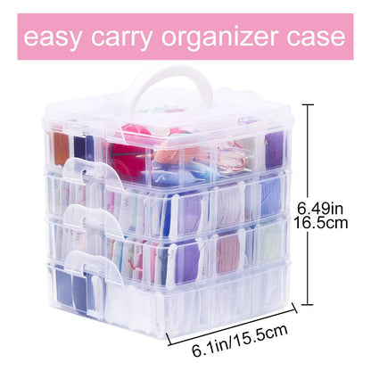 Embroidery Floss Storage Sheet, Cross Stitch Supplies, Needle Embroidery  Thread Rack Storage Tools, Sewing Tools For Thread Craft Diy Sewing Storage,  With 20 Positions - Temu