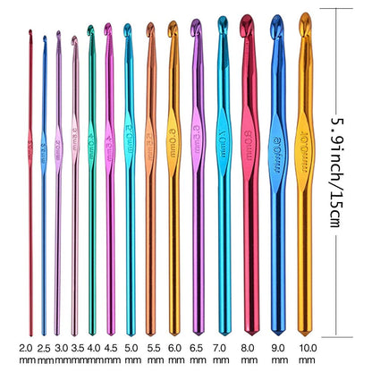 29 Pcs Crochet Hooks Kit