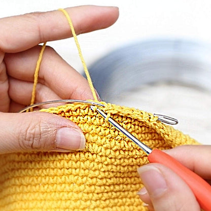 72 Pcs Crochet Hooks Set, Crochet Hooks Kit Plus Large-Eye Blunt Needles  Ergonomic Yarn Knitting Needles Marking Clips Tools Set with Crochet  Accessories – Mayboos