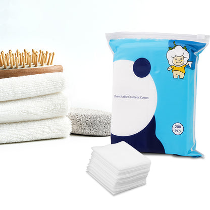 Mayboos Cotton Pads for Face, Retractable Wet Compress Cotton Pads, Skin Friendly,200Pcs