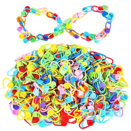 500 Pieces Colorful Knitting Markers Crochet Clips