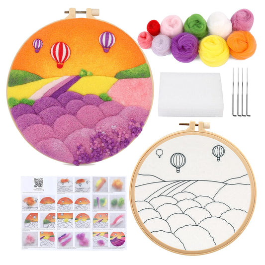 Needle Felt Starter Set, Needle Felt Supplies for Beginners