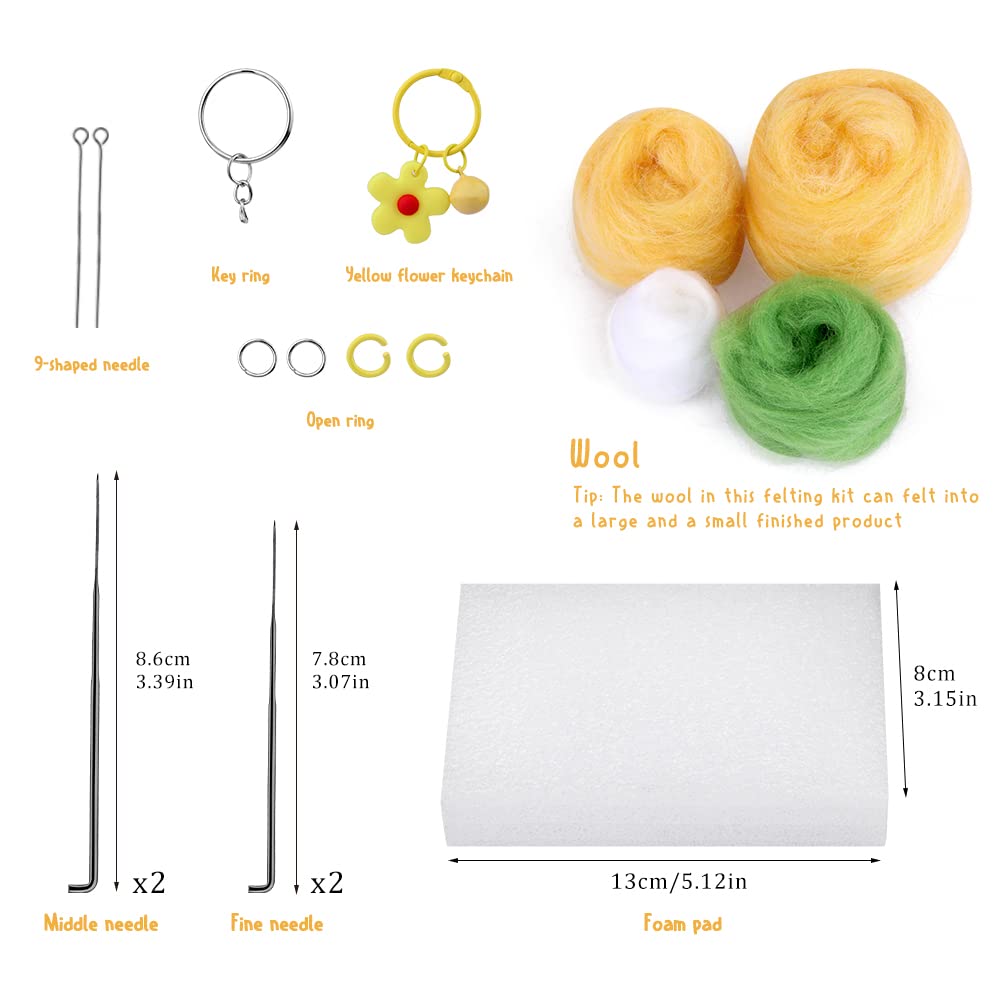 Needle Felt Starter Set, Needle Felt Supplies for Beginners – Mayboos