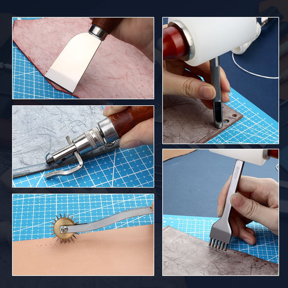 7pcs leather Craft Hand Stitching Tool Set