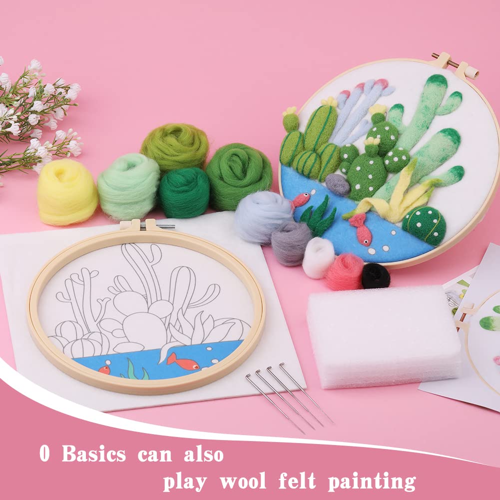 Needle Felt Starter Set, Needle Felt Supplies for Beginners