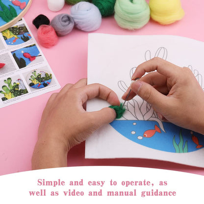 Needle Felt Starter Set, Needle Felt Supplies for Beginners