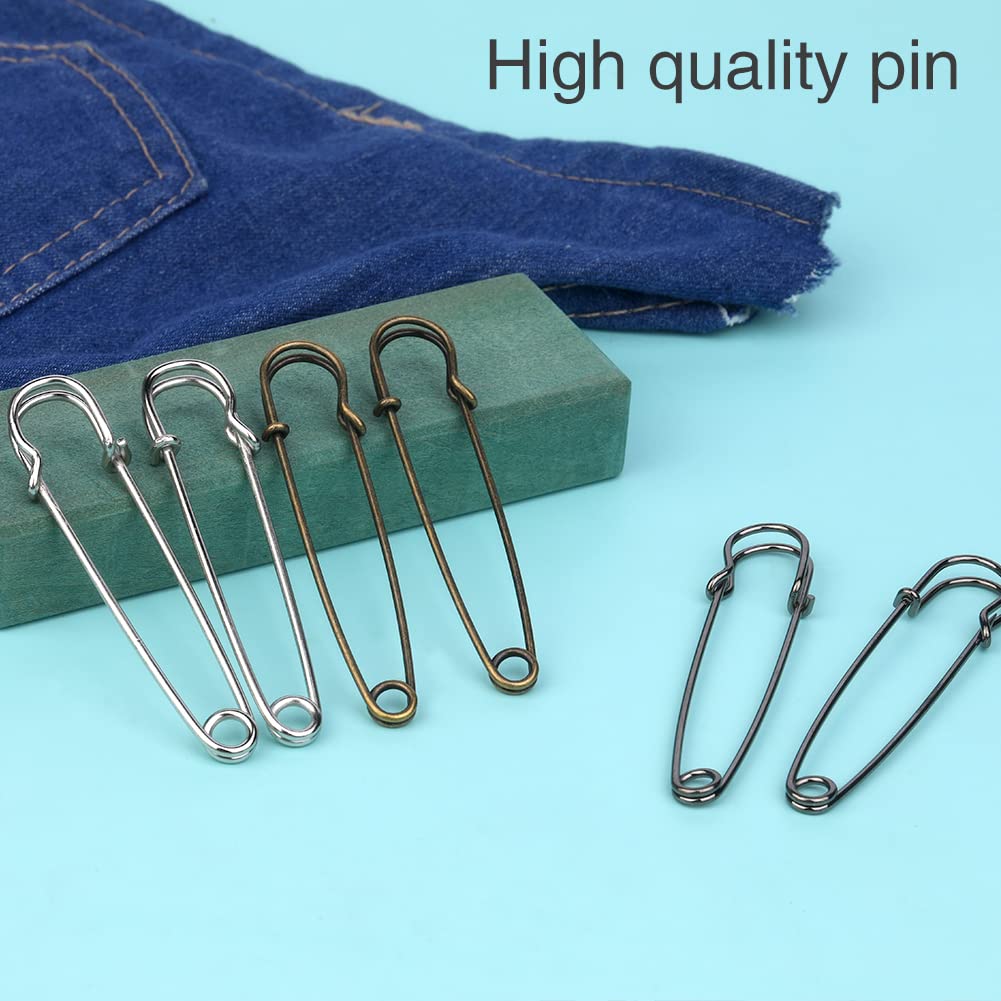 Pins / Blue Large Safety Pins 
