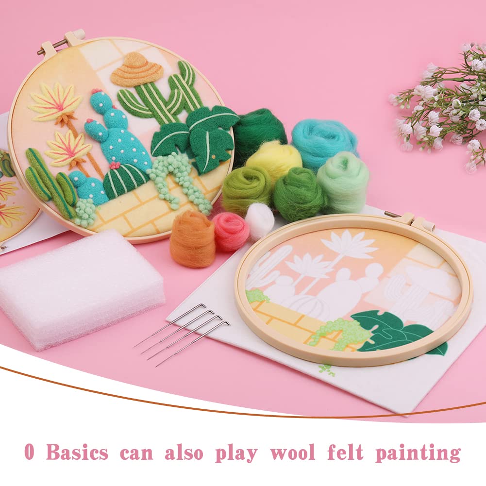 Needle Felt Starter Set, Needle Felt Supplies for Beginners