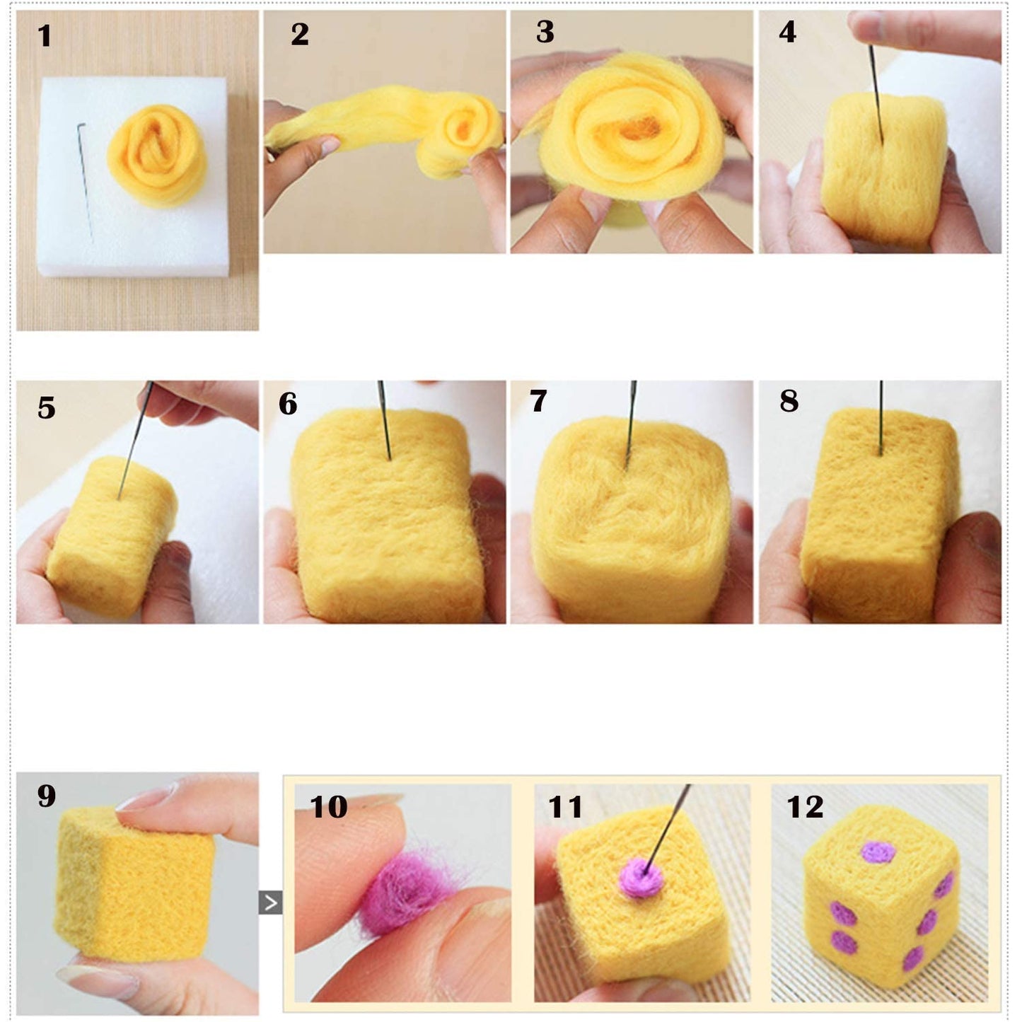 Felting Kit, Needle Felting Kit for Beginner